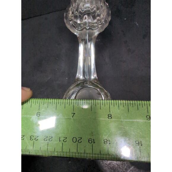 Cambridge Candle Holder 3 Arm‎ Depression Glass, Centerpiece, Art Deco Lighting - Picture 10 of 10